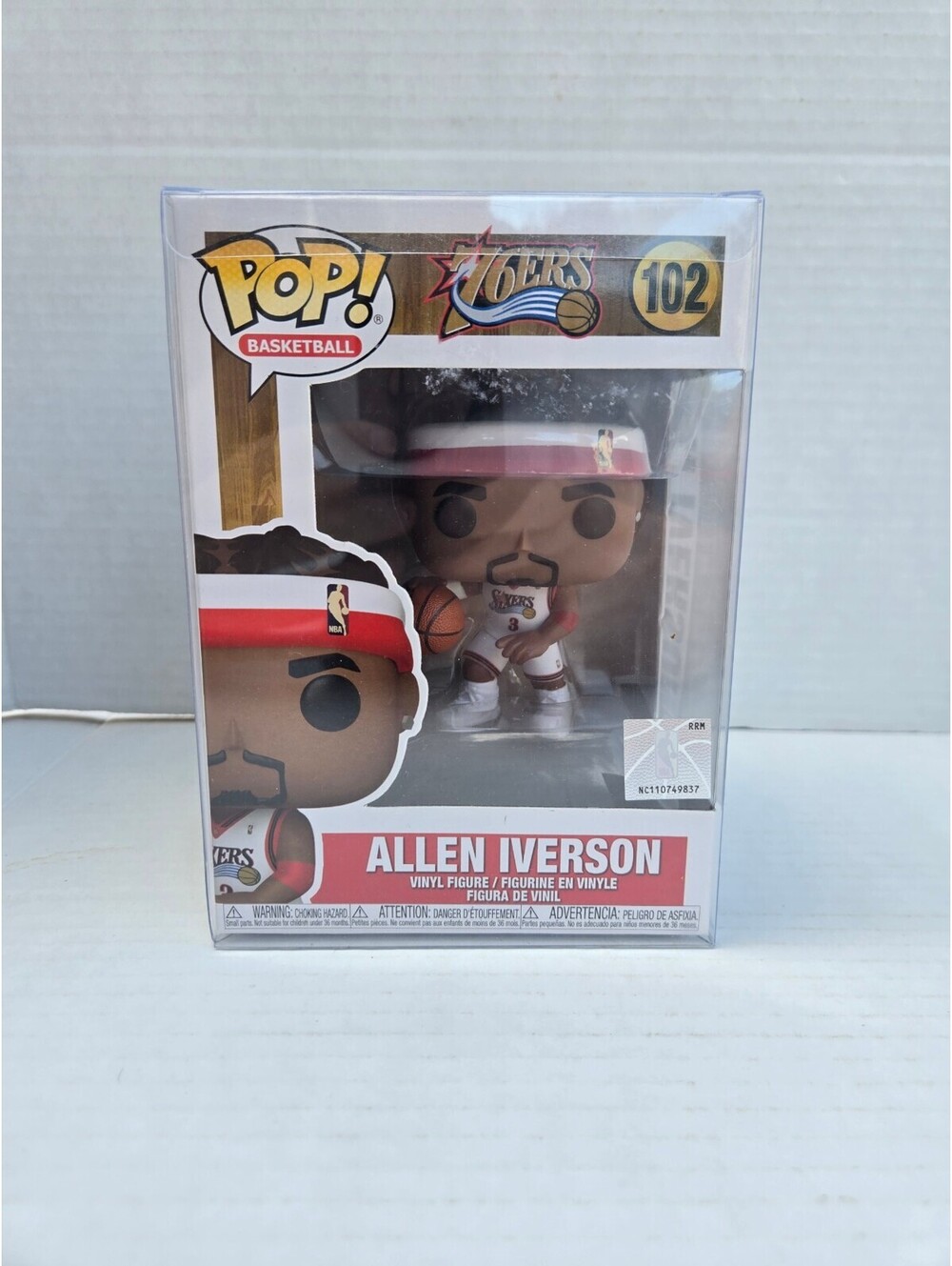 Funko Pop! Basketball Allen Iverson #102 Hardwood Classics Collectible Figure -